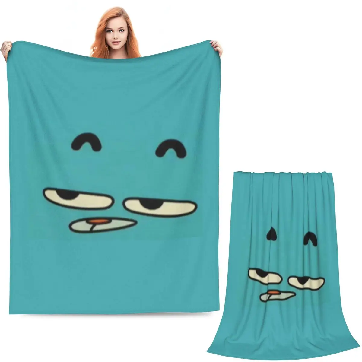 Gum Gumball Blankets Soft Warm Flannel Throw Blanket Bedding for Bed Living room Picnic Travel Home Couch