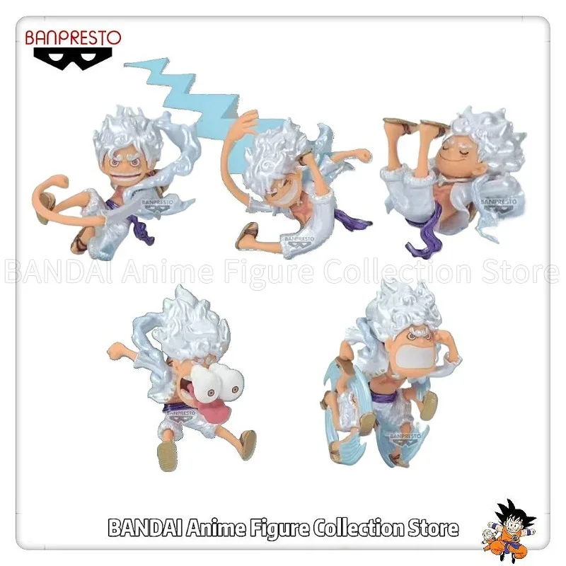 

Original BANPRESTO WCF ONE PIECE Monkey D. Luffy Gear 5 SPECIAL Q Version Human Figure Toys Collection
