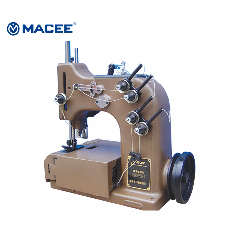 

MC GK8-24 Industrial Double-Needle Four-Thread Chain Stitch Manual Metal New Bag Sewing Machine