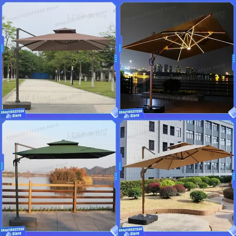 Heavy Duty Stainless Steel Umbrella Base for Outdoor Garden Terrace Beach Restaurant Weatherproof Patio Furniture Stand