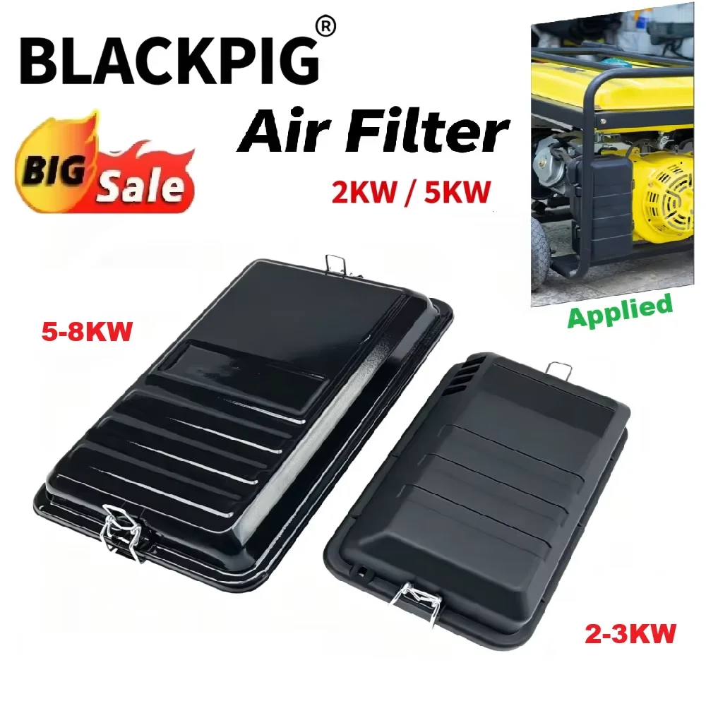 GX160 2KW 5KW GX390 Generator Air Filter Assembly Air Filter With Filter and Housing For 2-3WK 5-8KW Petrol Generator Parts