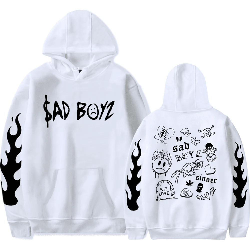 Junior H Hoodie No Love Sad Boyz Tour Merch Hoodies Women Men Long Sleeve Hooded Sweatshirt Fashion Pullover Streetwear