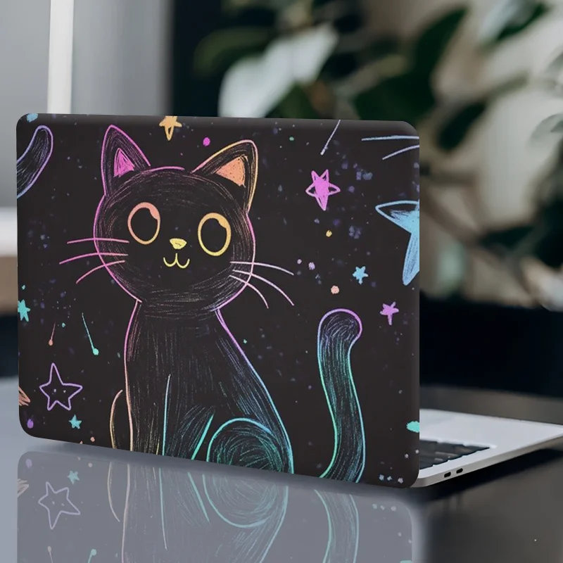 2 pieces, Dreadnought, protective film, 15.35x10.63 inches, space cat DIY personalized, laptop skin sticker, vinyl sticker