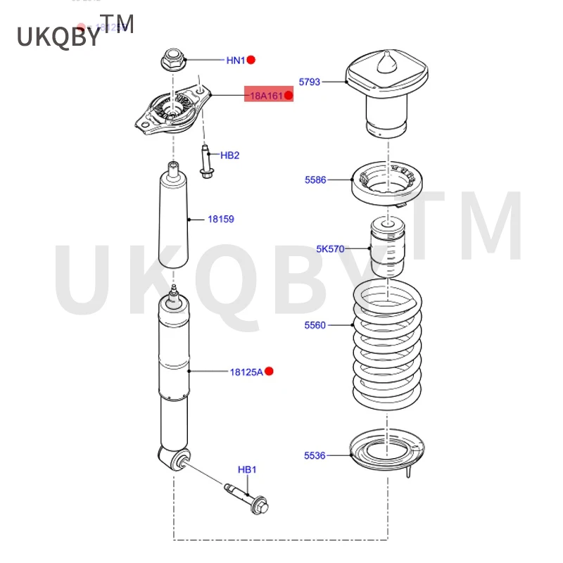 Applicable to Fo rd Vi ct or y rear set-top adhesive 8G9118A116MAA 1519844