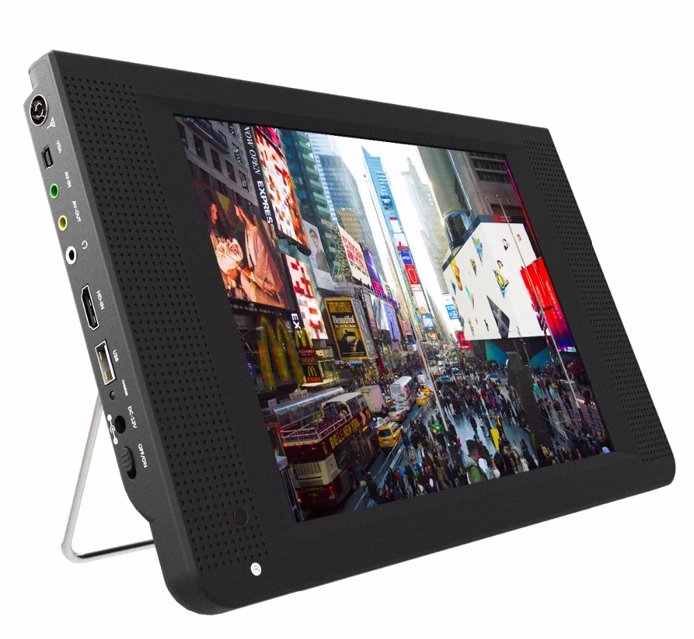 

Full 1080P Thin Lcd Television ISDB DVBT DVBT2 ATSC Analog Digital Portable TV for Car Travel Home Use Pocket Digital TV Pro