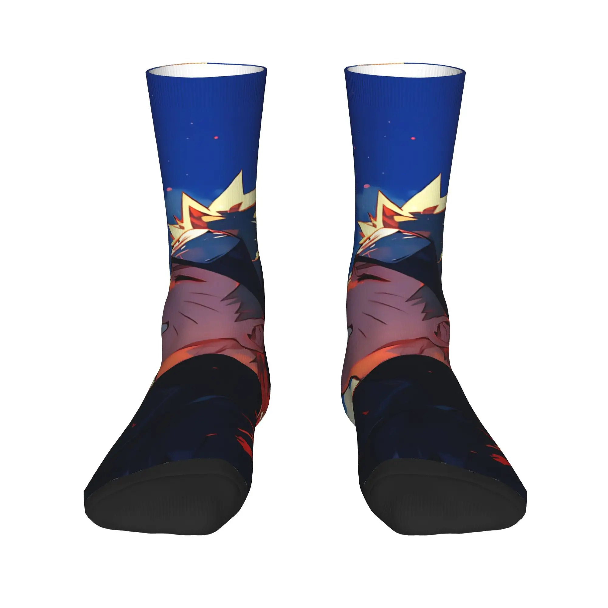 

Funny Sock Bandai NARUTO NARUTO Vintage Quality Pattern Printed Men Crew Socks Novelty Men's Socks