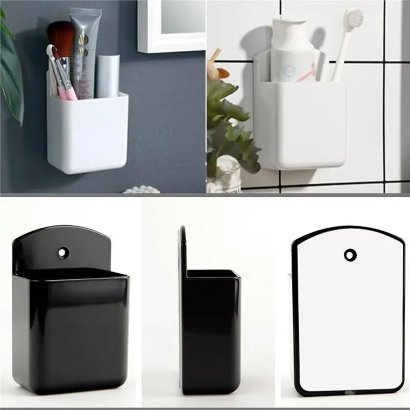 AB42-4-Pack Remote Control Holder, Adhesive Wall-Mount Remote Holder, For Desk Accessories And Small-Item Storage