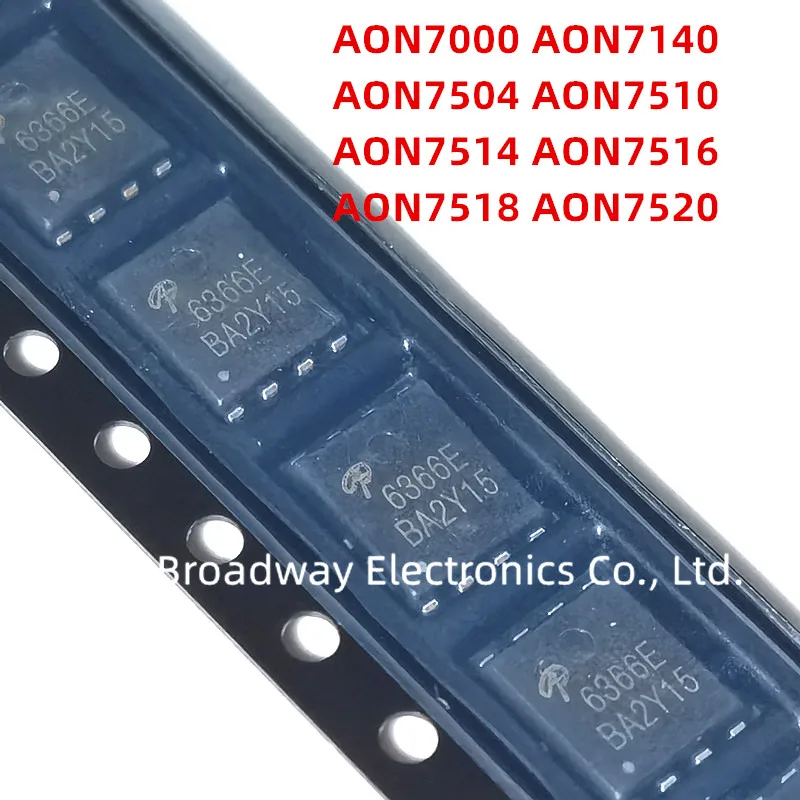 5PCS AON7000 7000 AON7140 7140 AON7504 7504 AON7510 7510 AON7514 7514 AON7516 7516 AON7518 7518 AON7520 7520 QFN-8 Chipset