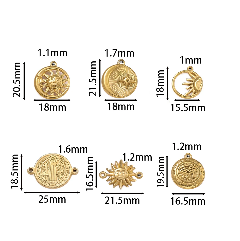 2 Stuk/pak Katholieke Rvs Jezus Christus Bedels Hangers voor DIY Sieraden Maken Ketting Componenten Accessoires