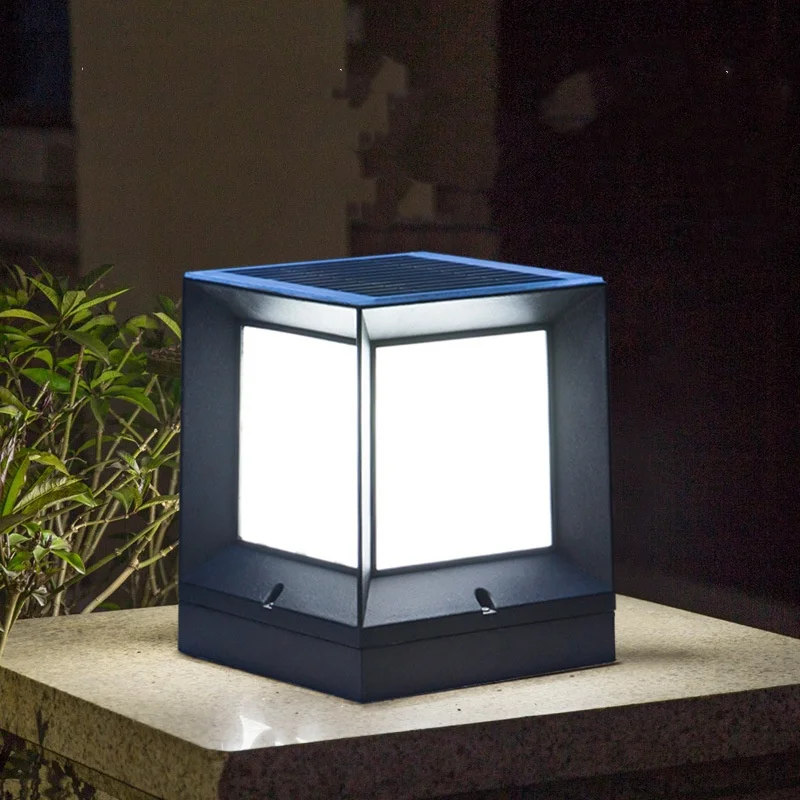 

Outdoor Solar Waterproof Lamp Courtyard Street Lamp For Pillar Chapiter Door Post Lighting Garden Gate Solar Powered Lamp