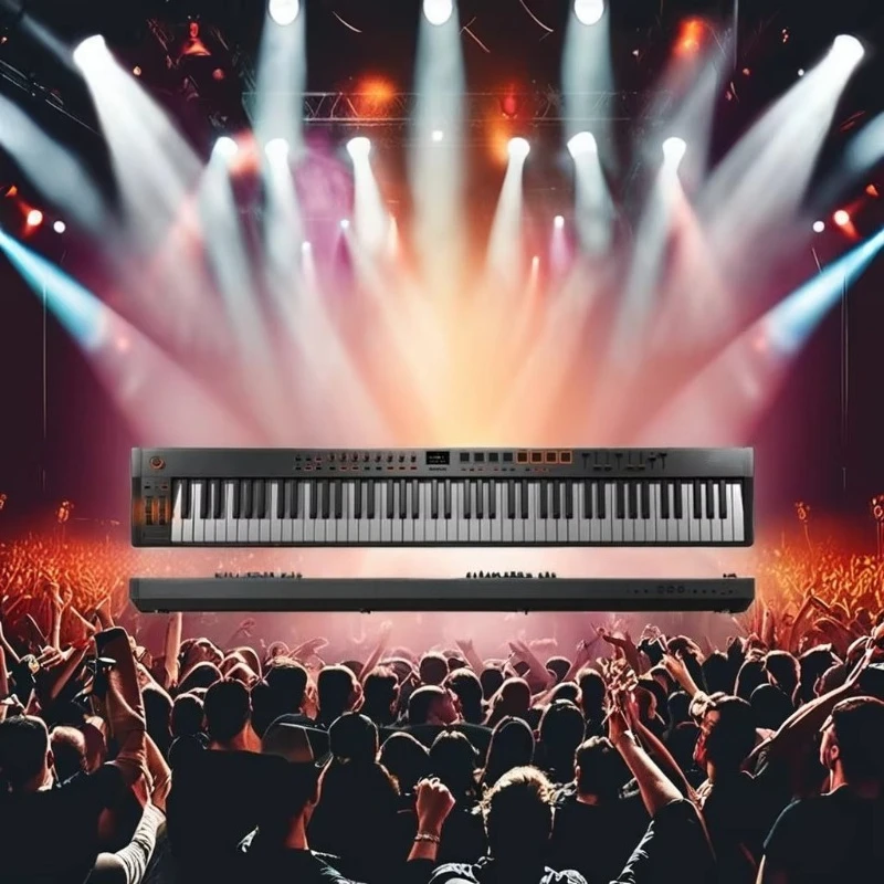 MIDIPLUS XMAX Portable USB MIDI Controller Keyboard 49/61/88Keys Semi-Weighted Backlit Drum Pad 200+ Rhythms Electronic Organ view 5