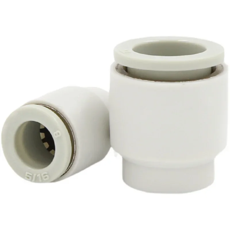 Tapa de tubo KQ2C, accesorios de alta calidad tipo SMC, 10 Uds.