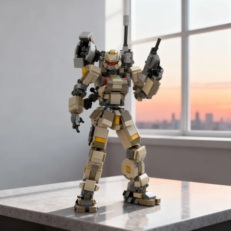 

856 деталей MOC Serraphore: Конструктор-модель, архитектурные блоки, креативная идея для самостоятельной сборки, развивающая игрушка, кирпичики, рождественские подарки для детей