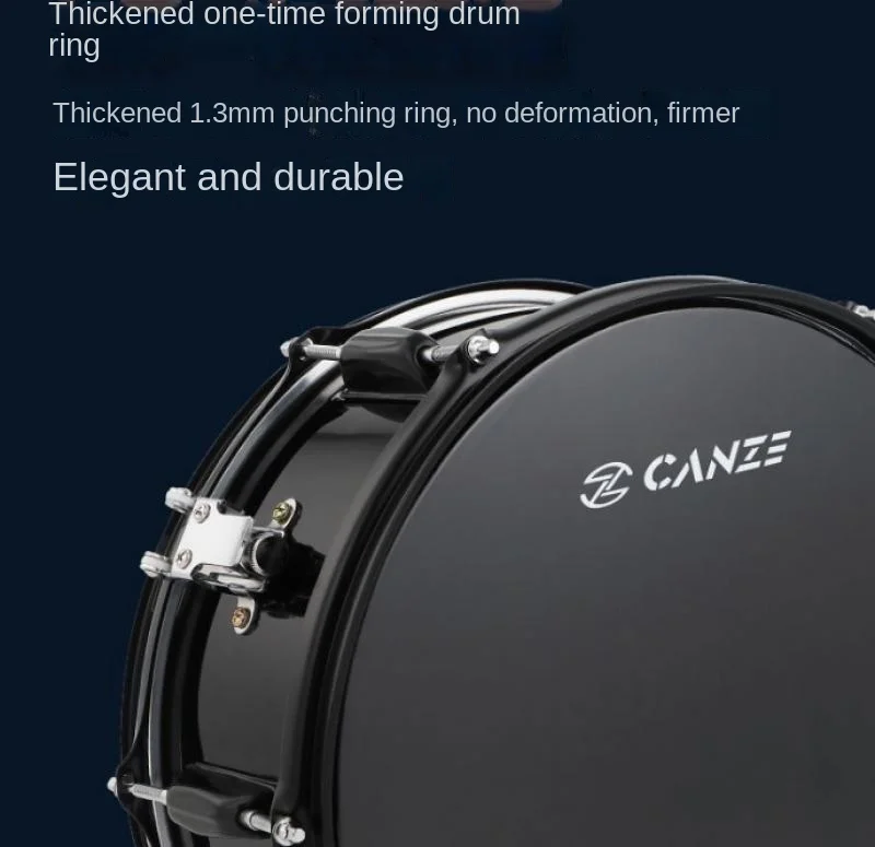 Snare Drum Band Professional Performance Percussion Musical Instrument Beginner Students Practicing Snare Drum with Strap