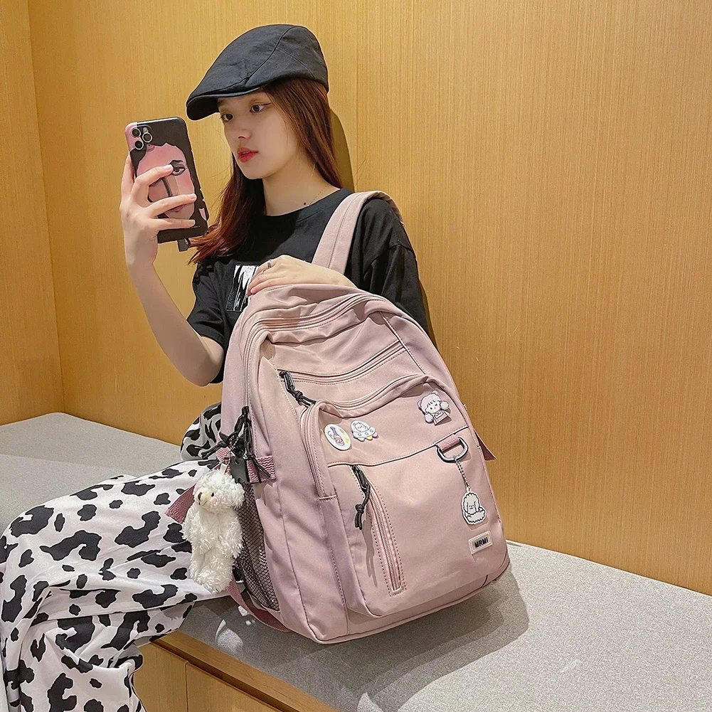 High Capacity Women Backpack Cute School Bags for Girls Waterproof College Backpack Laptop Aesthetic Backpack Travel Book Bag