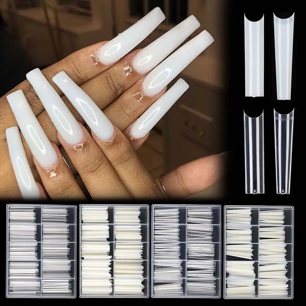 

Nail Extension Manicure Tool Coffin False Nails Fake Nail Patch False Full Nail Tips Full Cover Nail Tips Artificial Nails