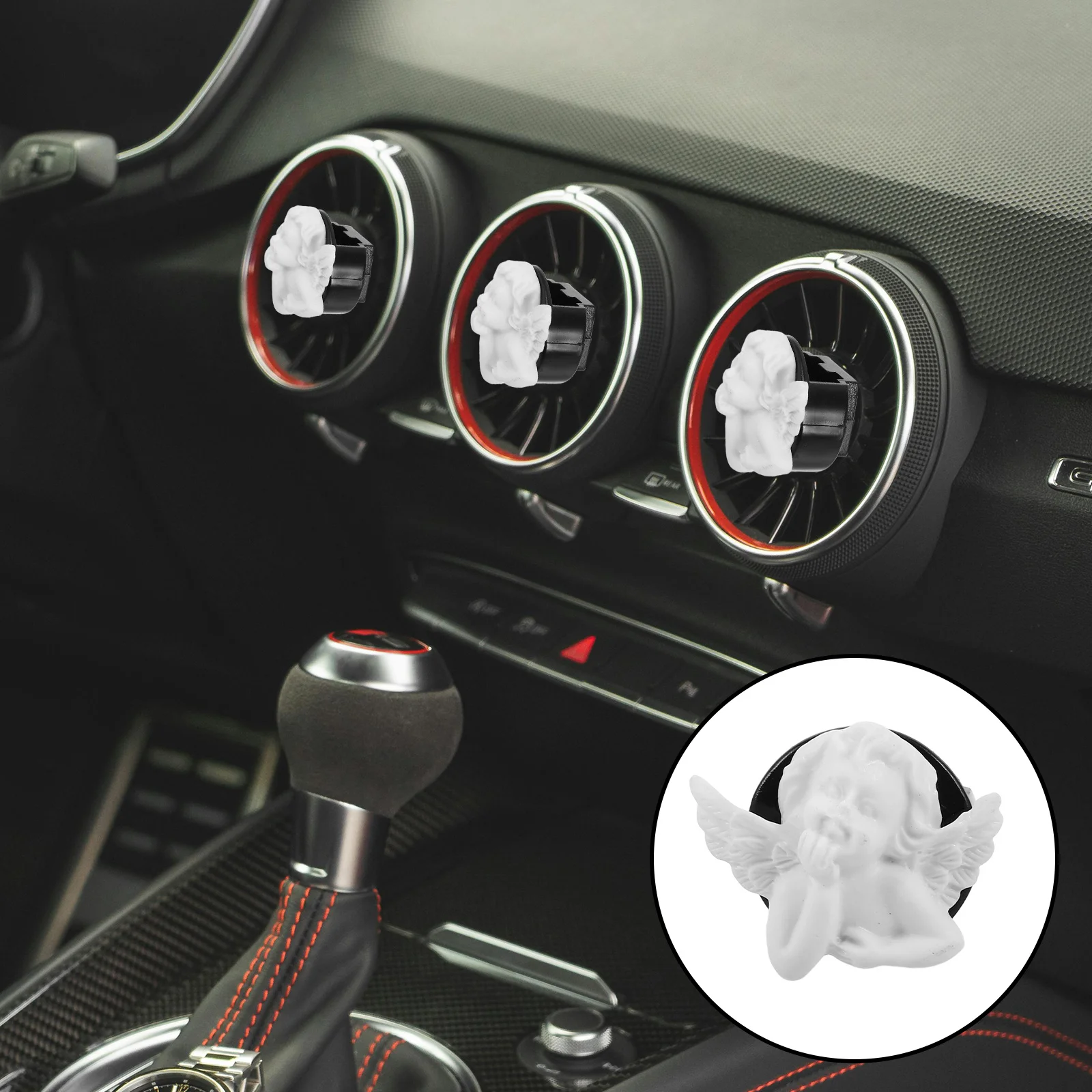 

Cute Car Air Freshener Diffuser Angel Decoration Car Interior Accessories Women Girls Style B Scent Diffuser for Cars