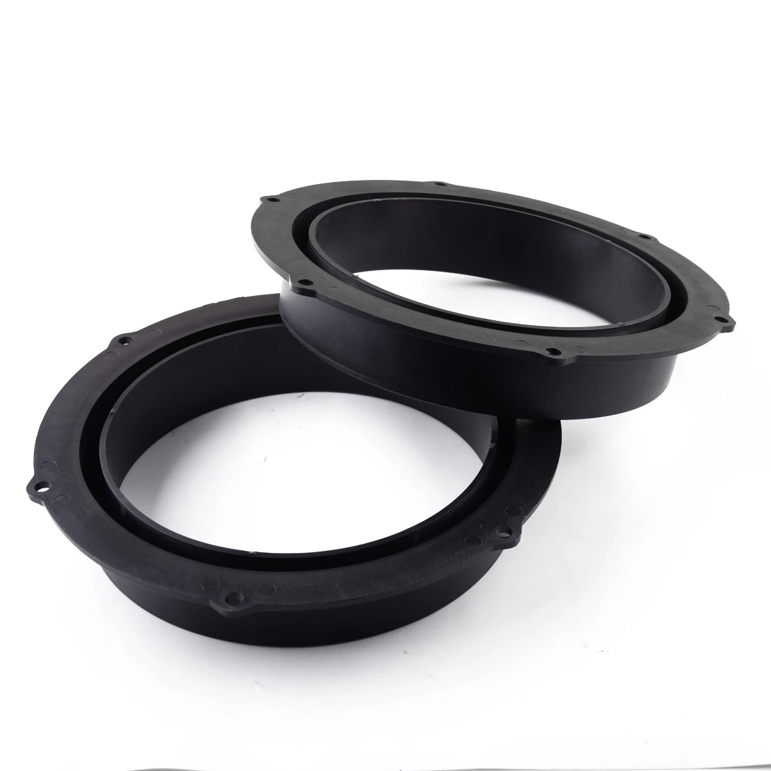 2 adet 6.5 inç hoparlör montaj Spacer adaptörü braketi yüzük Fit için Audi VW Magotan Tiguan Passat B7 Phaeton sagitar CC Touareg için