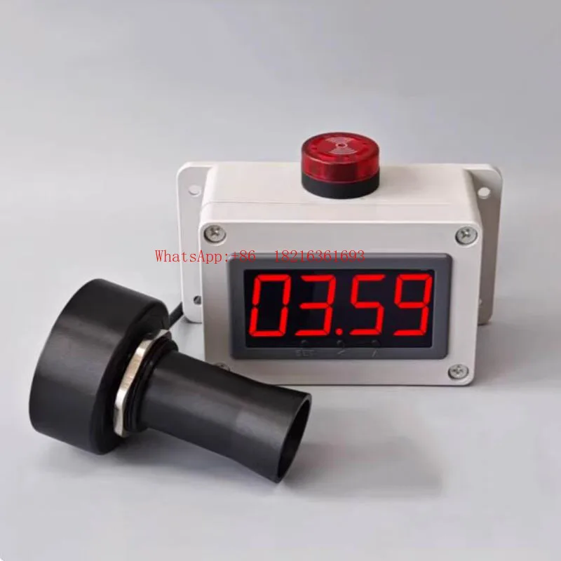 Limited Offer Digital Display Water Level Gauge, 0-5m Range, High/low Limit Monitoring, Ultrasonic Level Gauge With 60dB Alarm