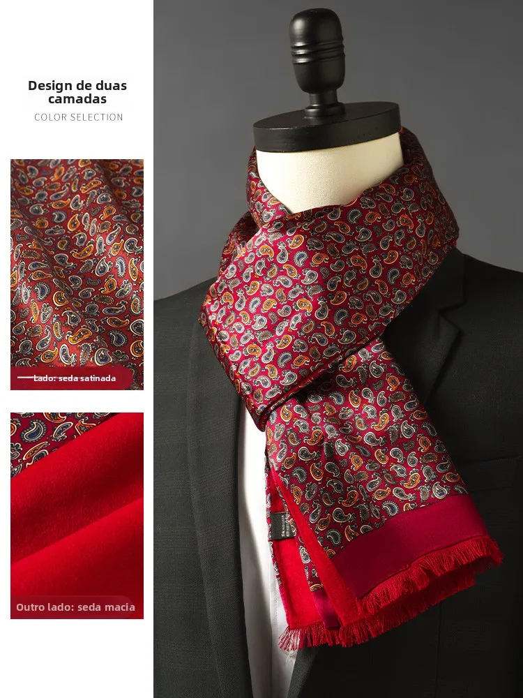 Echarpe-en-soie-rouge-pour-homme-doublee-polaire-luxe-en-soie-de-hangzhou-haut-de-gamme-cadeau-du-nouvel-an-cache-cou-style-masculin-double-face-tout-en-un