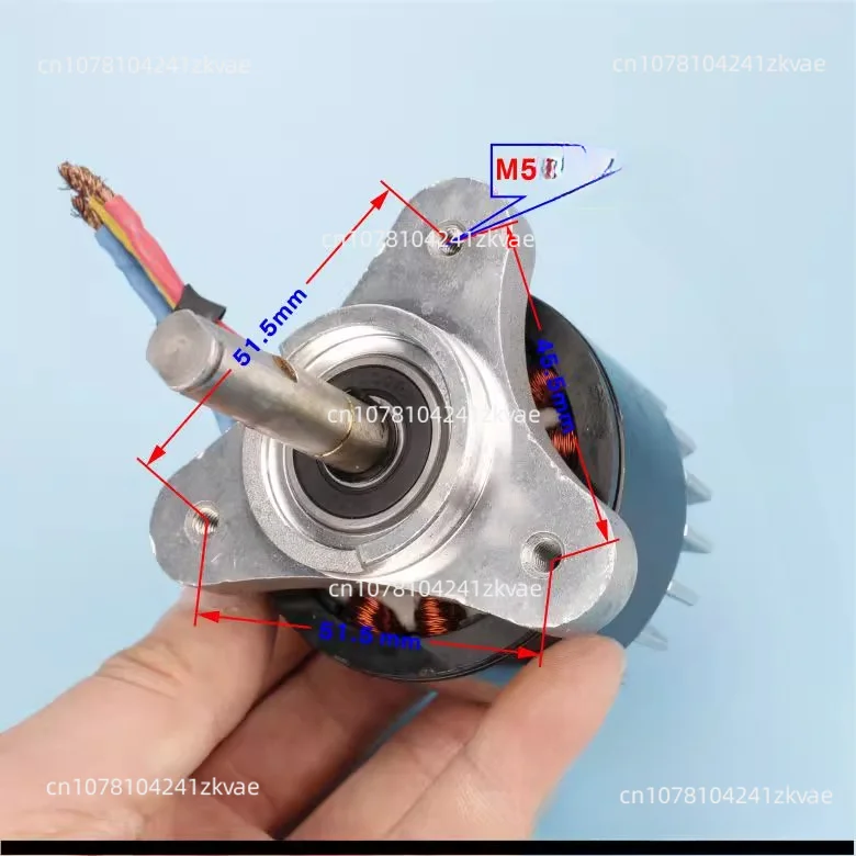 Imagem -03 - Brushless Power Outer Rotor Motor para Garden Tool Serra Elétrica Cortador de Grama Corte de Hélice Puxando Net Barco Dc18v 36v 300w 500w