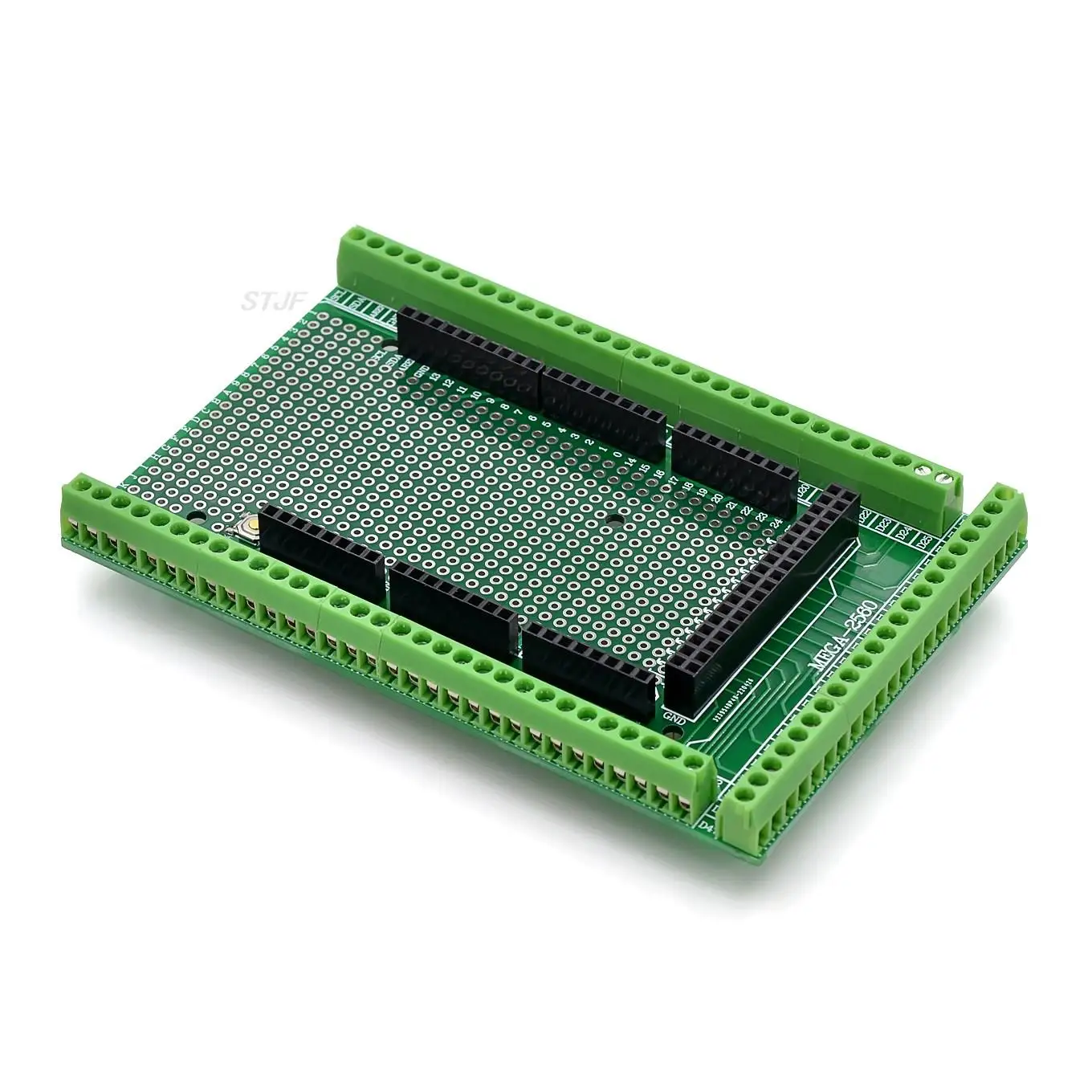 Dwustronny zestaw prototypowy PCB z blokiem zaciskowym na śruby do Arduino MEGA-2560