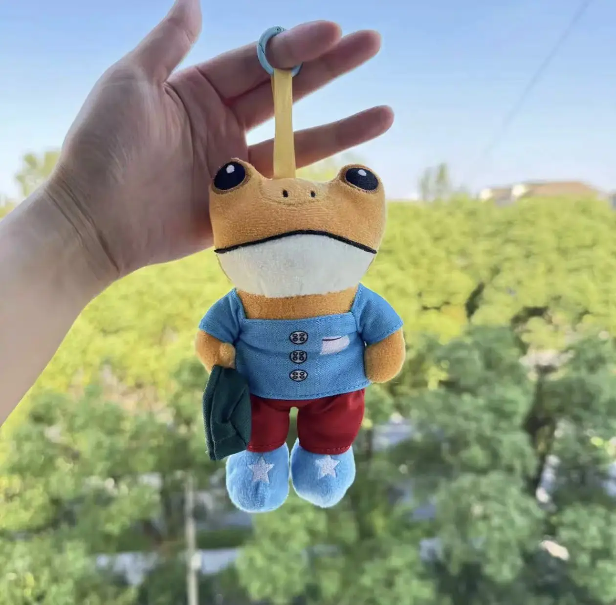 New Sapo Concho Bad Bunny Plush Keychain Cute Cartoon Frog Stuffed Doll Pendant Toy For Bag Decor Ideal Christmas Gift For Fans