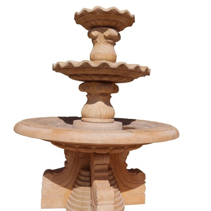 Stone Waterscape Fountain Garden Fountain Sculpture Sculpture Supplier Manufacturer Made in China