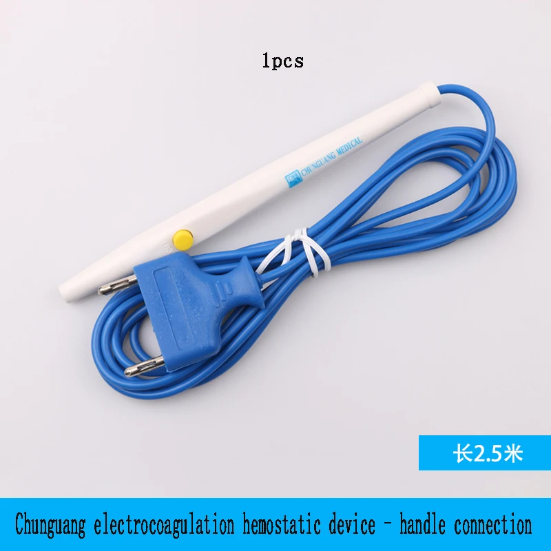 

Electric coagulation pen hemostat ophthalmic double eyelid surgical tool V50 electric coagulation head power cord operating hand