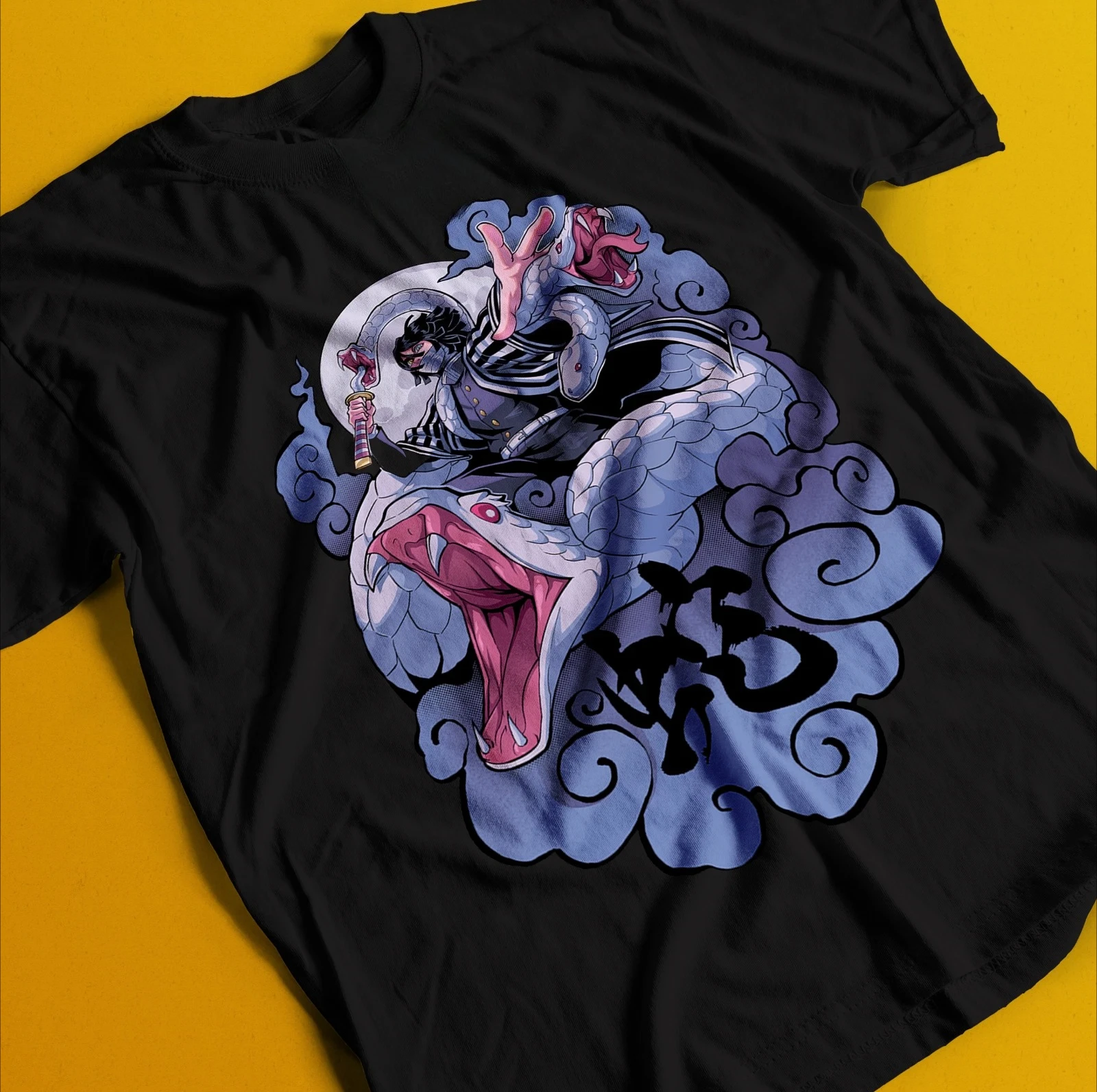 Demon Slayer Shirt Obanai Iguro T-Shirt Zenitsu T-Shirt Muzan Tanjiro Doma T-Shirt Sommer-T-Shirt für Herren und Damen