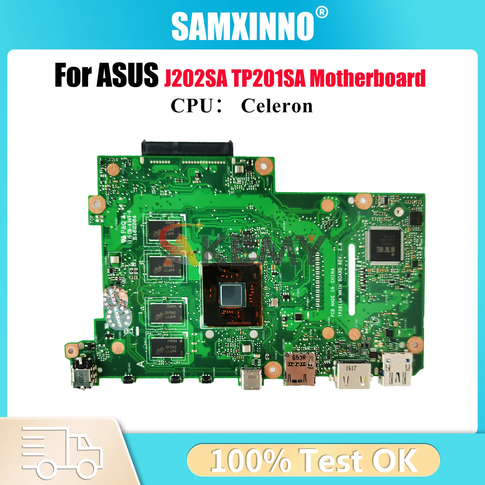 

Материнская плата TP201SA для ноутбука ASUS VivoBook Flip J202SA TP201SA TP201S, материнская плата для ноутбука с процессором Celeron, 100% тесты OK stk
