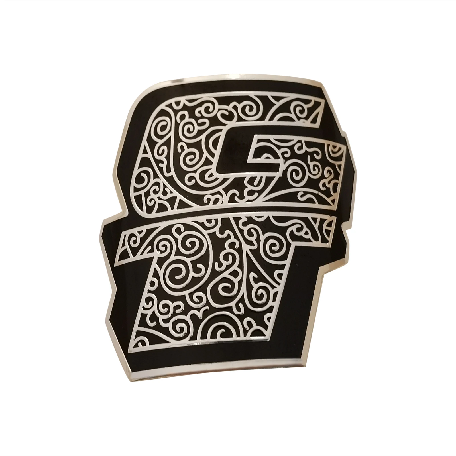 For GT Bicycle head badge Made Of Thin Aluminum Alloy BMX Folding Bike Front Frame Bicycle Accessories DIY Decorative Stickers