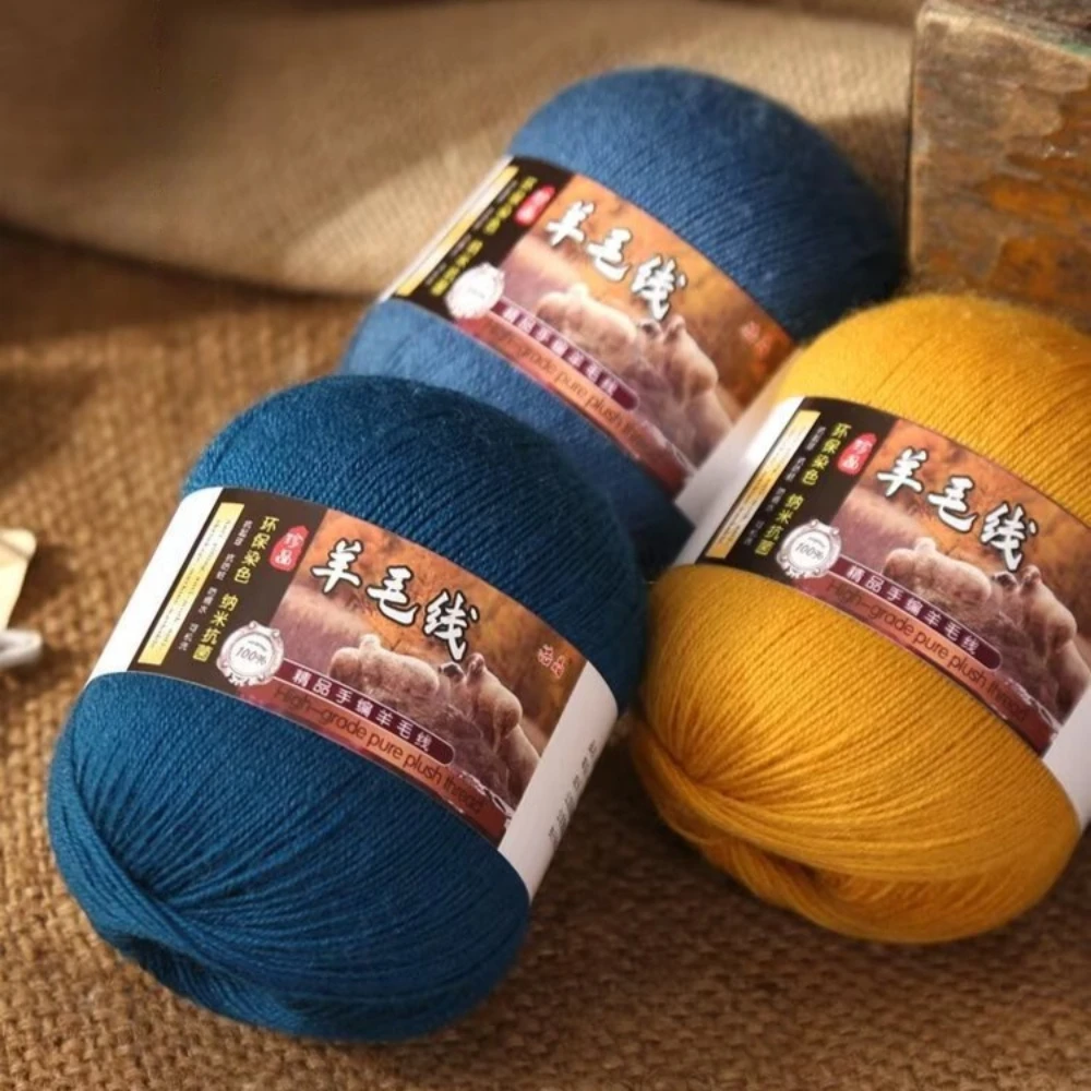 50g Fine Wool Yarn Precious Cashmere Thread, Merino Kaismi Wool Yarn Hand Woven Sweater, Scarf, Gloves