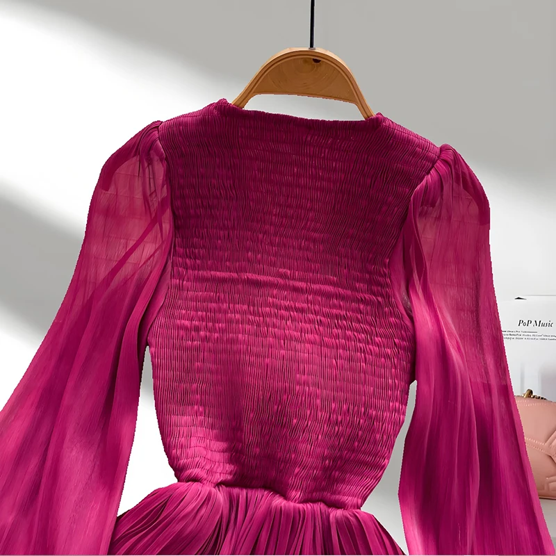 Tiered Chiffon Bridesmaid Dresses 2026 for Women Ruffles Stretch Short Dress Fashion Elegnat Evening Party Mini Dress Female