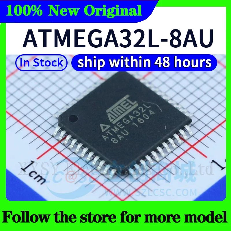 ATMEGA324P-20AU ATMEGA32L-8AU ATMEGA324A-AU ATMEGA324PV-10AU ATMEGA324PB-AU ATMEGA32U4-AU ATMEGA32-16AU ATMEGA324PA-AU ใหม่