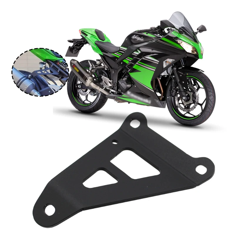 

Выхлопные зажимы вешалки для KAWASAKI Ninja300 Ninja250 2013-2017 выхлопной трубы глушитель кронштейн держатель NINJA300 NINJA250