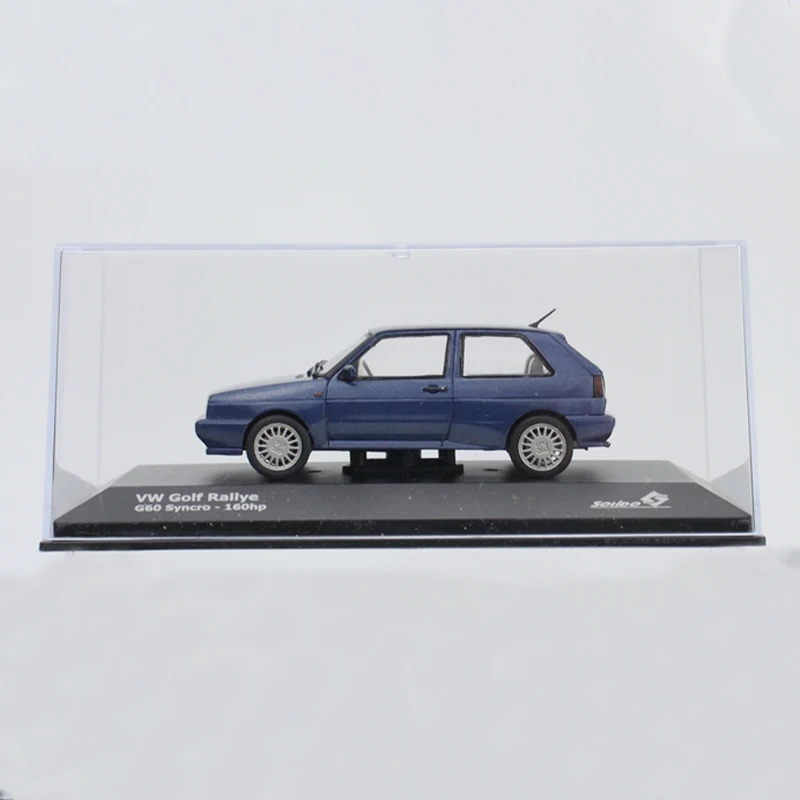 Diecast in scala 1:43 VW GOLF Rallye G60 modello di auto in lega di simulazione display statico giocattolo da collezione regalo decorazione souvenir