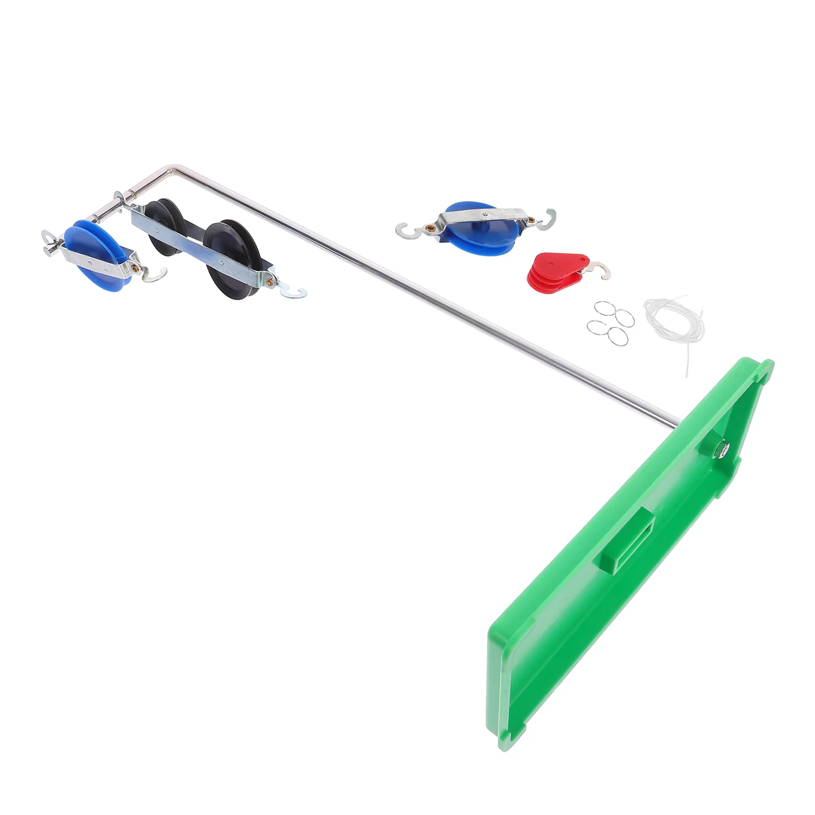 Pulley Block Holder Science Learning Kit Teaching Instrument Physics Tools Iron Toy Experiment