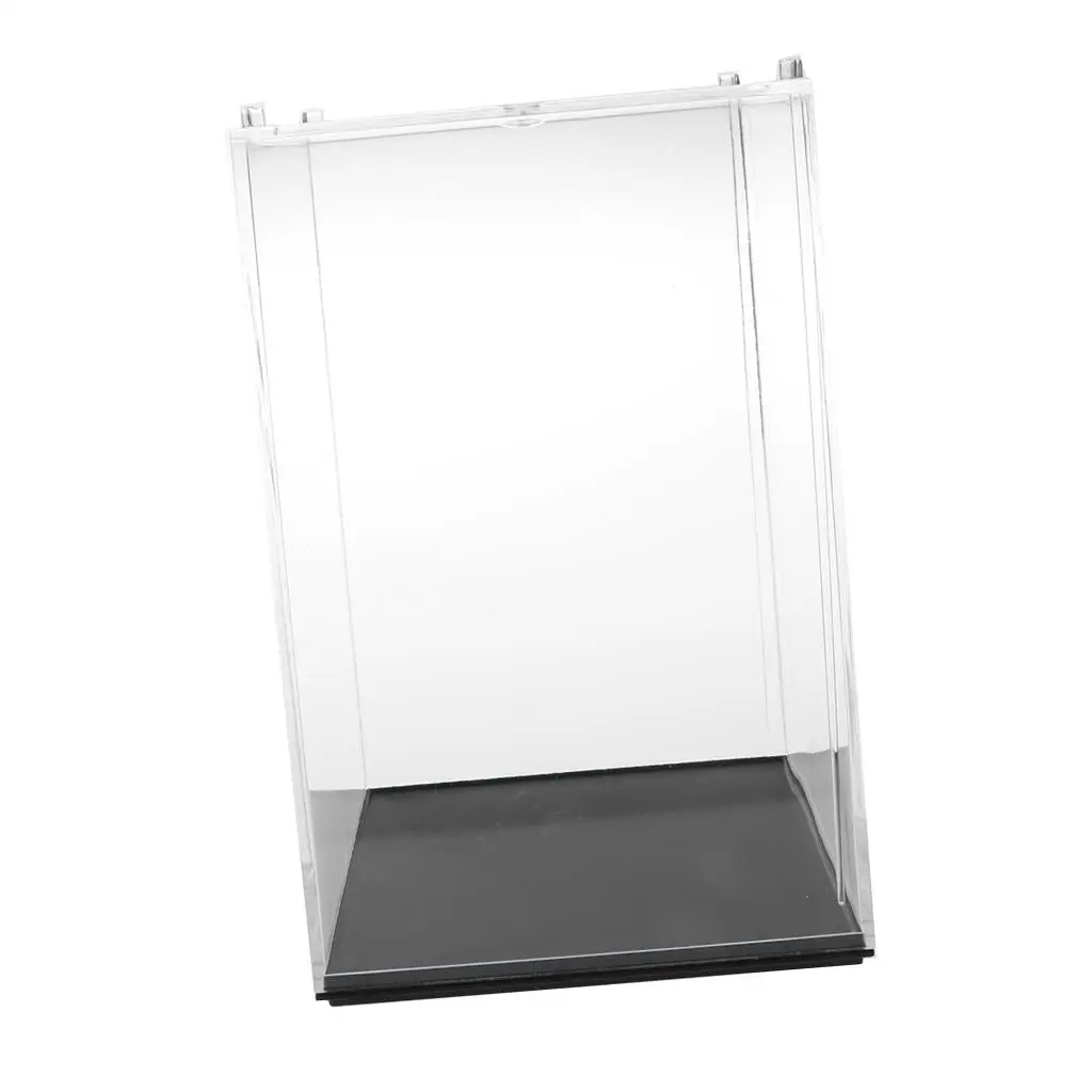 

Transparent Acrylic Display Case Dustproof Assembled Box for Cakes Action Figures Doll Prevention Case 10L*10W*14cmH Size