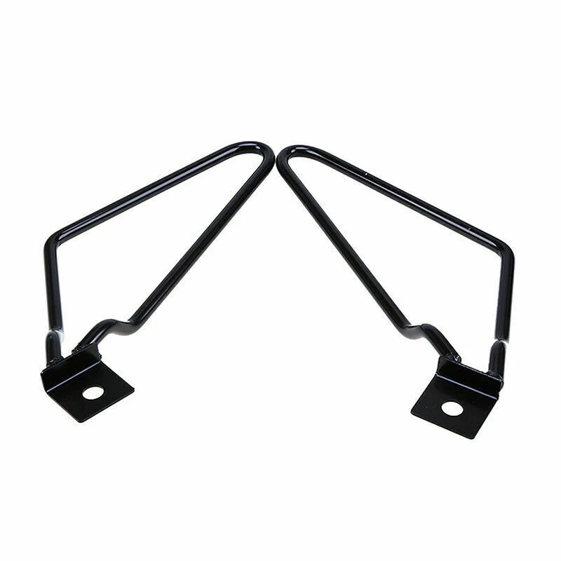 2Pcs Motorcycle Black Saddle Bag Support Rod Mounting Bracket For  Sportster Xl 883 1200Travel Bag Bracket