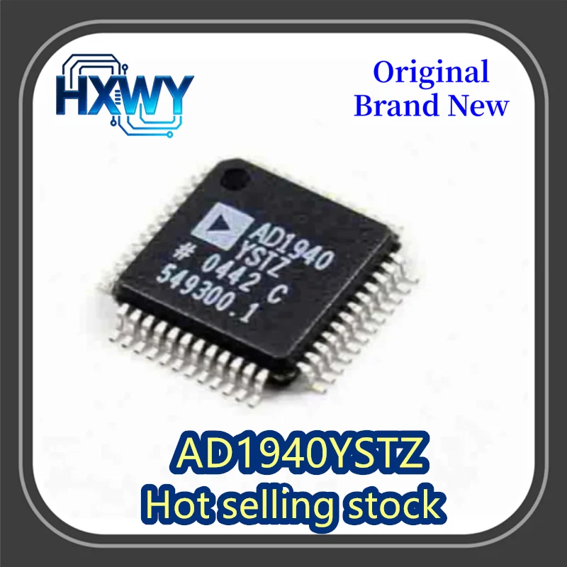 (3/30 pieces) AD1940YSTZ AD1940 LQFP-48 28-bit Single-Chip Multi-Channel Audio DSP Processor IC - Brand New Original