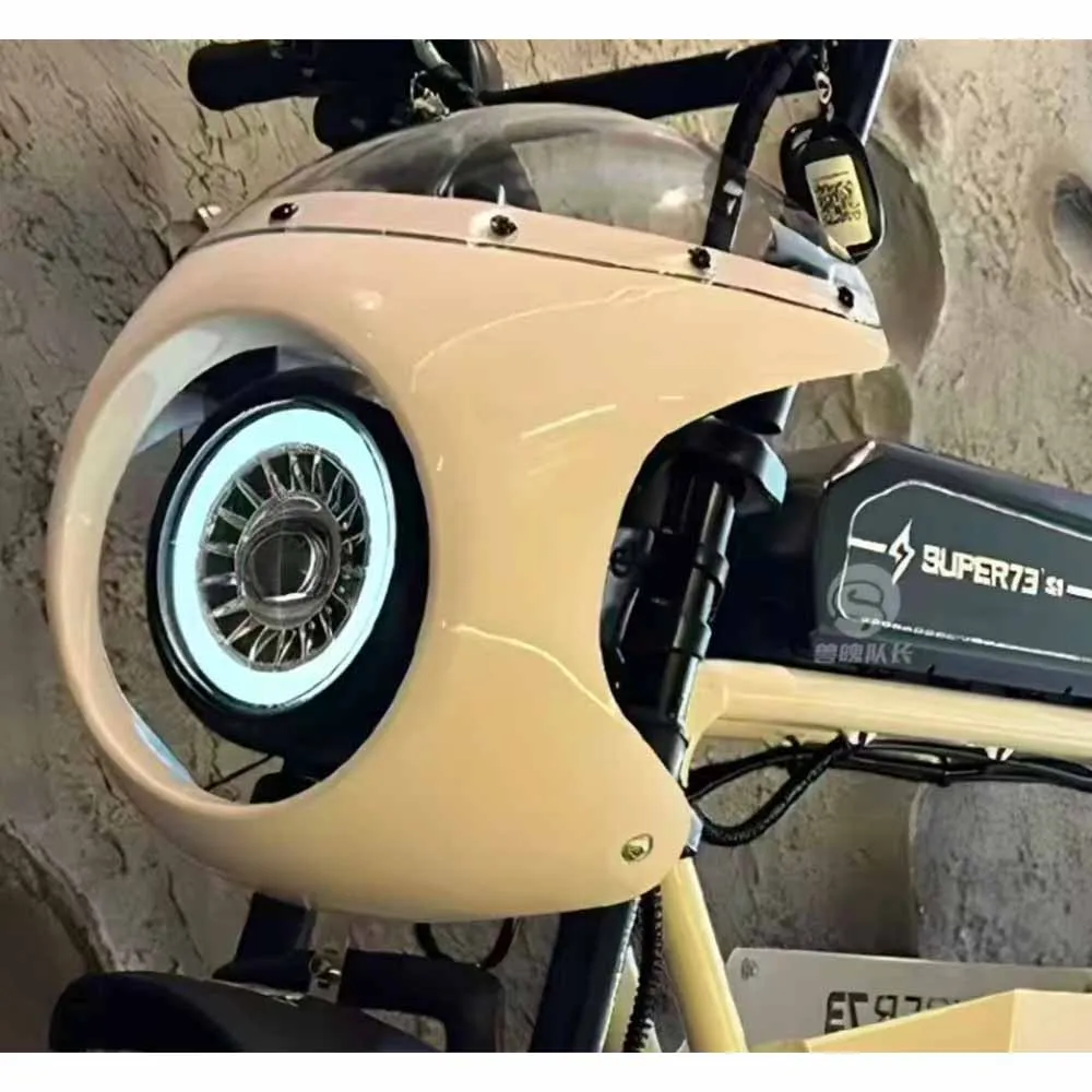 For SUPER 73 super 73 S1 S2 RX Windshield cover, wind deflector, headlight cover, and accessories before modification