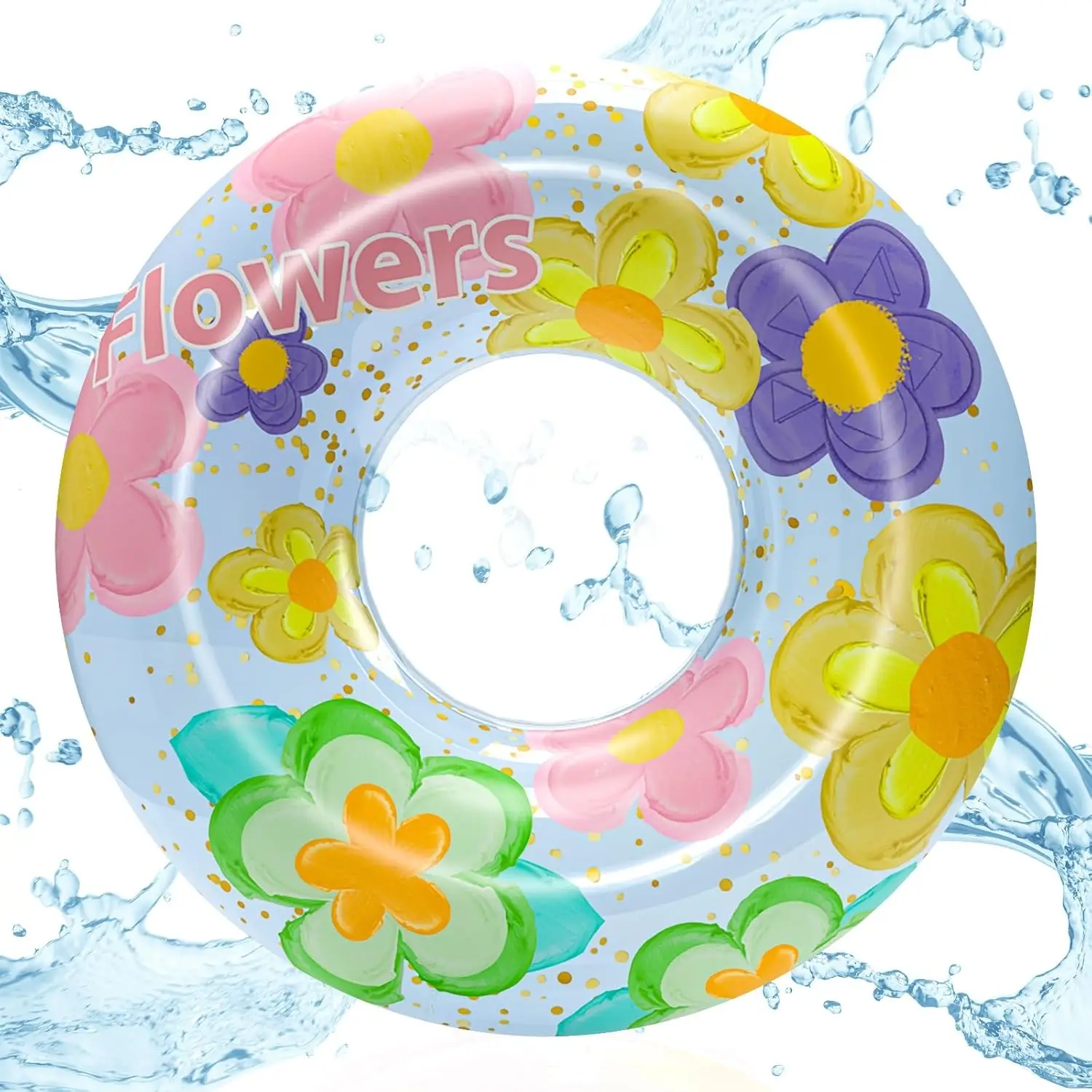 

Pool Floats Rings for Adults Fun Swimming Pool Ring for Pool Parties Beach and Outdoor Activities with Pool Floats Tube (Single
