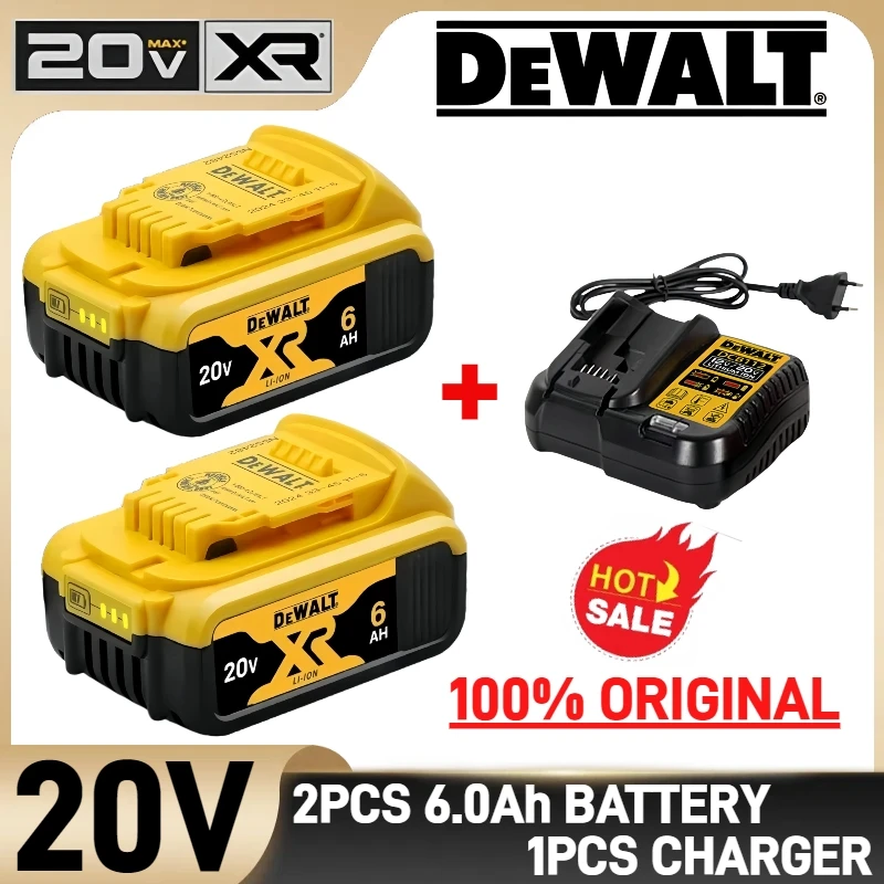 

100% new original 5AH 6AH DEWALT battery, 20V 60V lithium-ion battery for Dewalt DCB200 DCB204 DCB205 DCB206 DCB609 DCB184