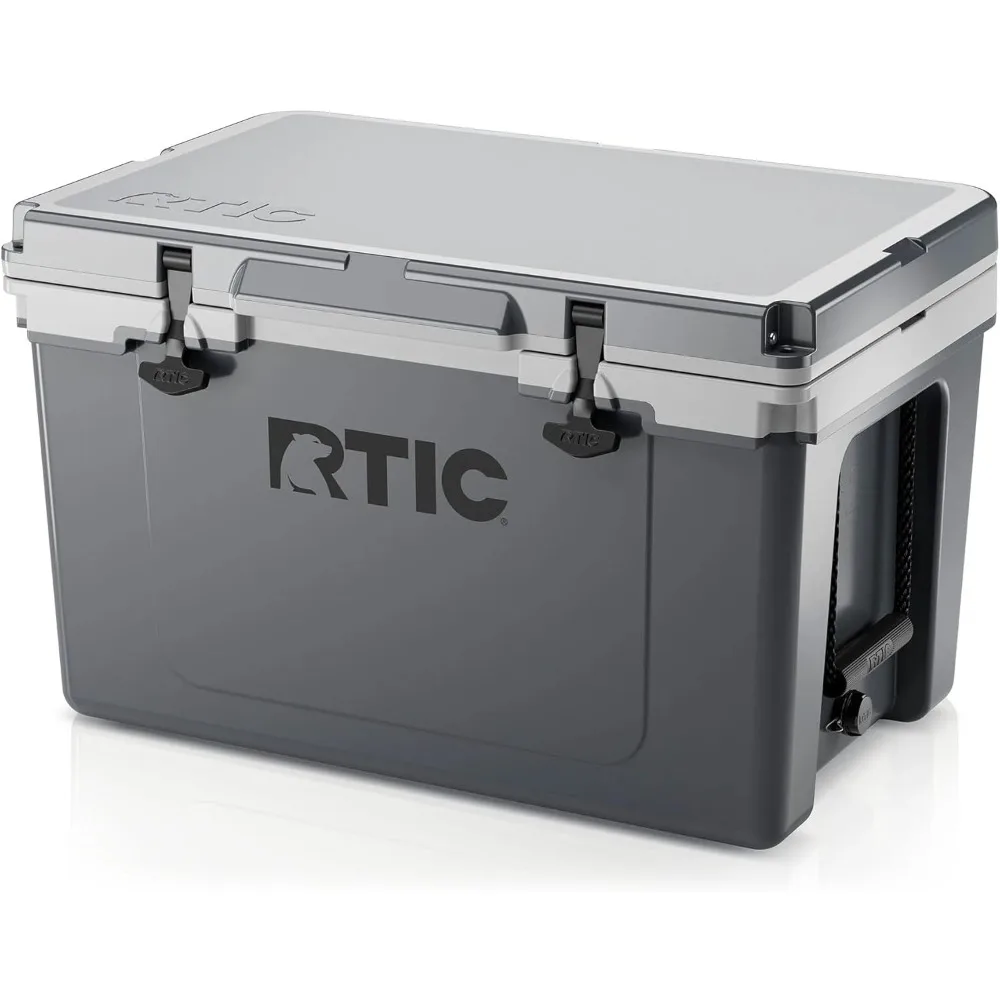 

RTIC Ultra-Light 52 quart Hard Cooler Insulated Portable Ice Chest Box for Beach, Drink, Beverage, Camping, Picnic, Fishing