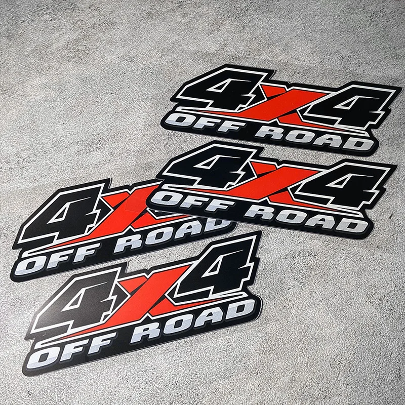 

2PCS/SET Trendy 4X4 Off Road Sticker Pack, Suitable for Water Bottles, Car Hoods, Motorcycle Tanks for Outdoor Fans