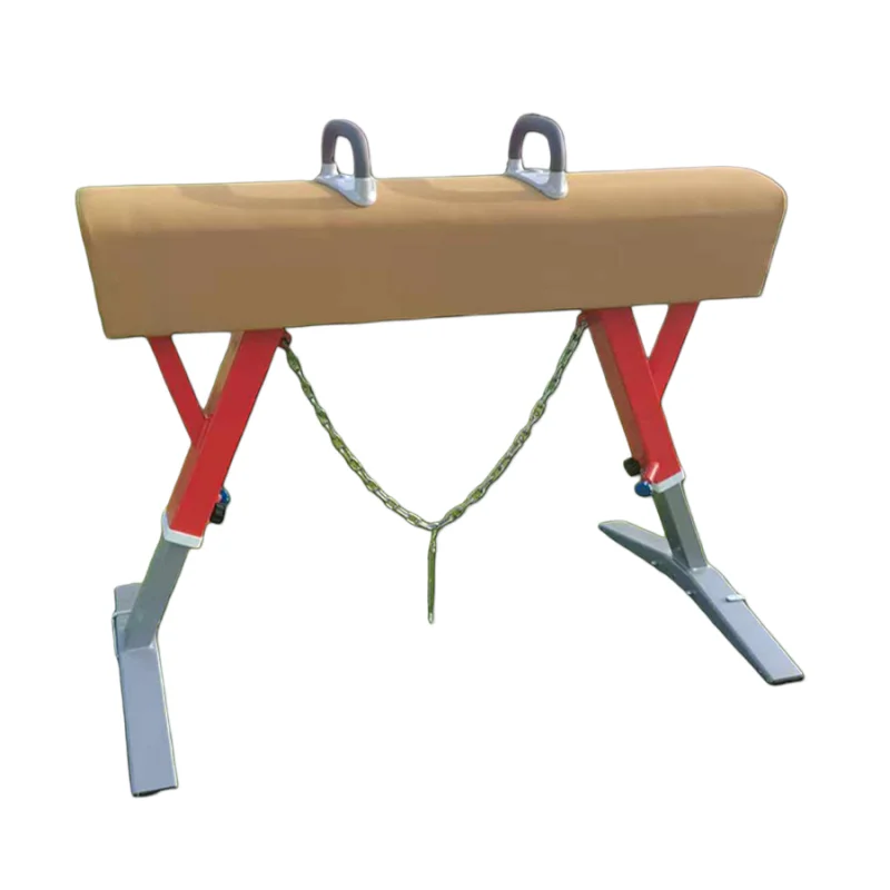 Gymnastics Pommel Horse & Goat Vault Training Equipment Jumping Box for Sports Competition & Physical Exercise Customized