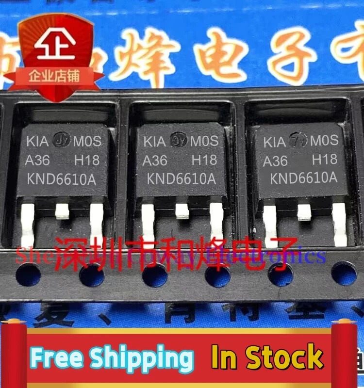 10PCS-30PCS  KND6610A  100V 15A  TO-252 NCE0115K 15N10  In Stock Fast Shipping