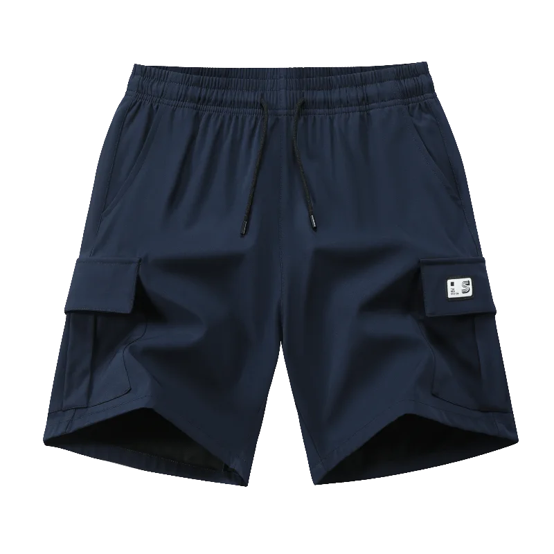 

Впитывающие влагу уличные быстросохнущие свободные брюки для бега для фитнеса на шнурке, новые быстросохнущие мужские повседневные шорты из ледяного шелка для фитнеса