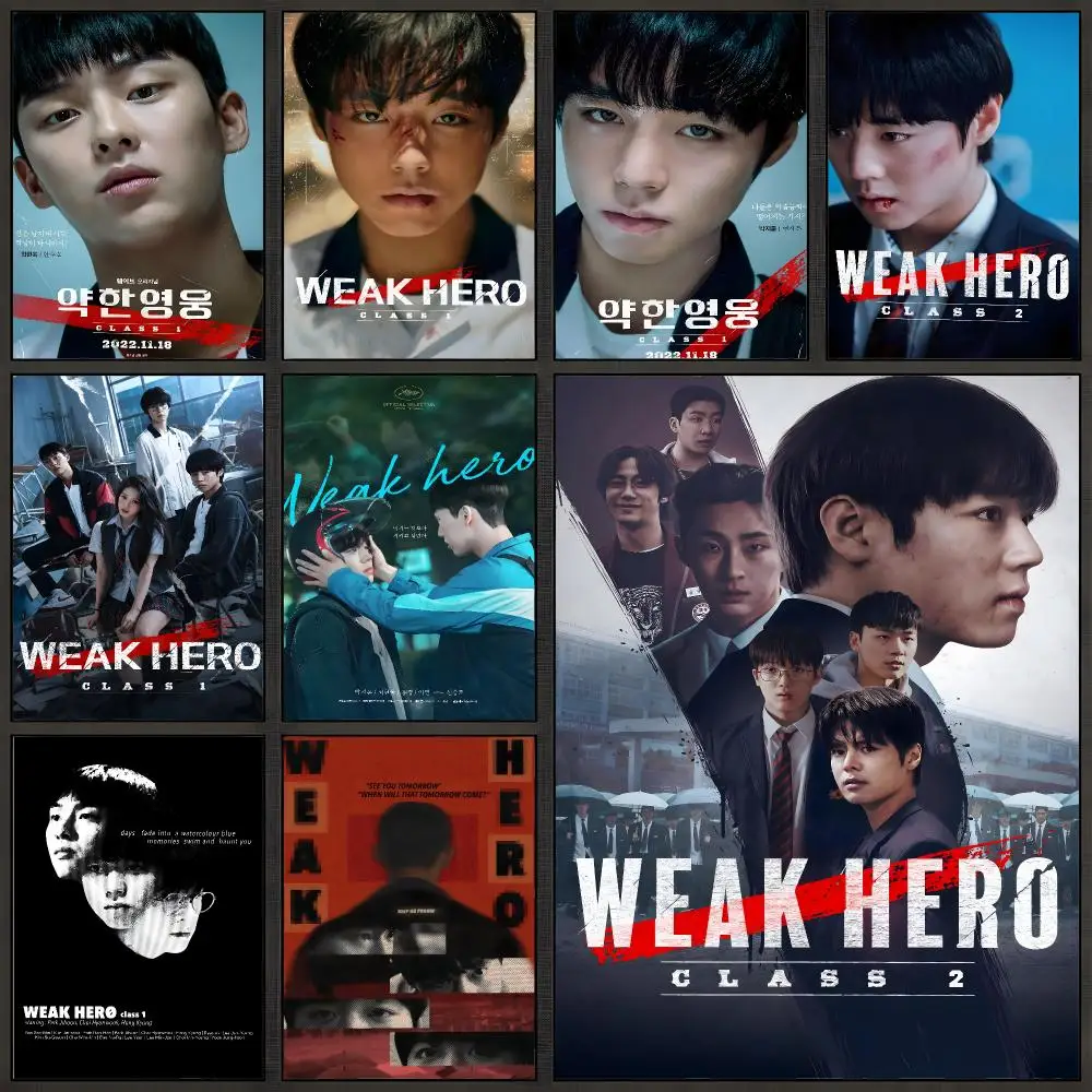 Kdrama Weak Hero Class Action Drama Poster Peel And Stick Wall Art PP Waterproof HD Bedroom Living Room Home Decor Gift